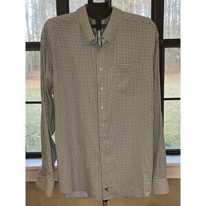 Genteal Shirt Men's XXL Check Button Down Long Sleeve Classic Casual Preppy